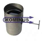 Škrtiaca klapka v pr. 140 mm v hr. 0,5 mm - Kominus