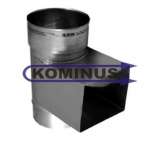 Dvierkový čistiace diel v pr. 150 mm v hr, 0,5 mm (rozmer pre dvierka 140x140) Kominus
